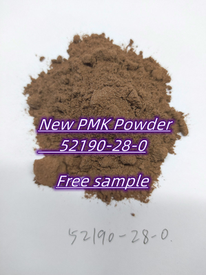 مسحوق PMK البني CAS 52190-28-0 2-Bromo-3 '، 4' - (Methylenedioxy) Propiophenone متوفر